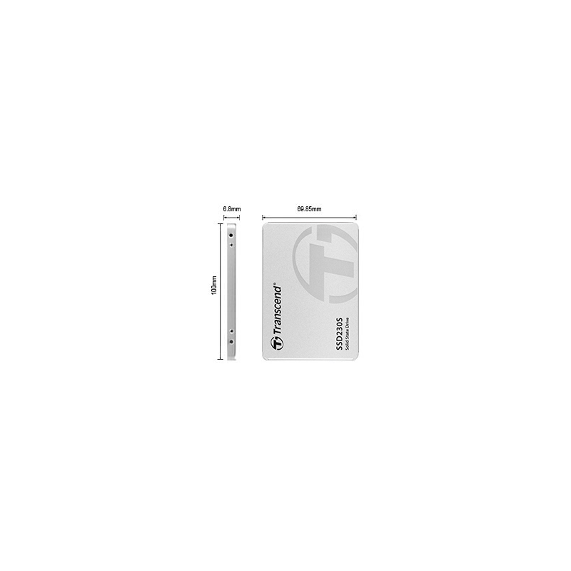 HD INT 2.5" 2TB SSD TRANSC 230S SATA3 3D TLC