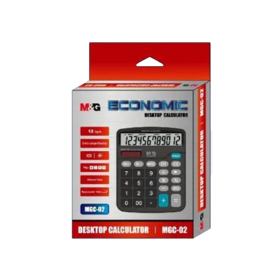 CALCULADORA 12 DIGITOS M&amp;G MGC-02