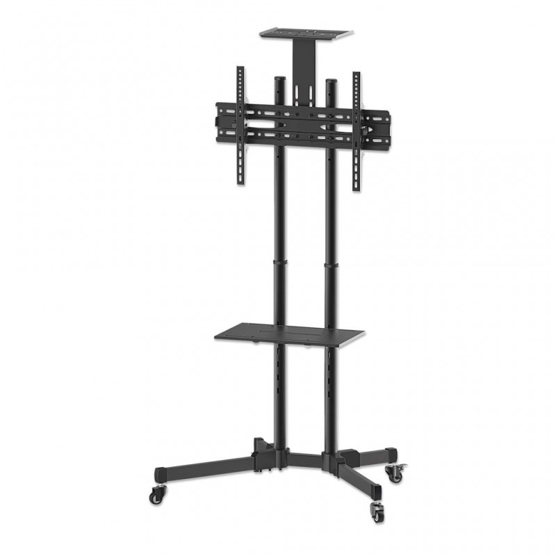 SUPORTE TV MANHATTAN 37" A 70" ATÉ 40KG C/ RODAS