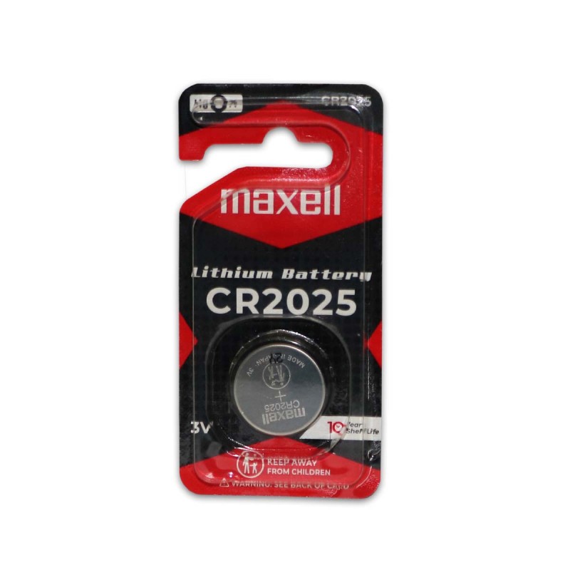 PILHA MOEDA MAXELL CR2025 1UN 3V