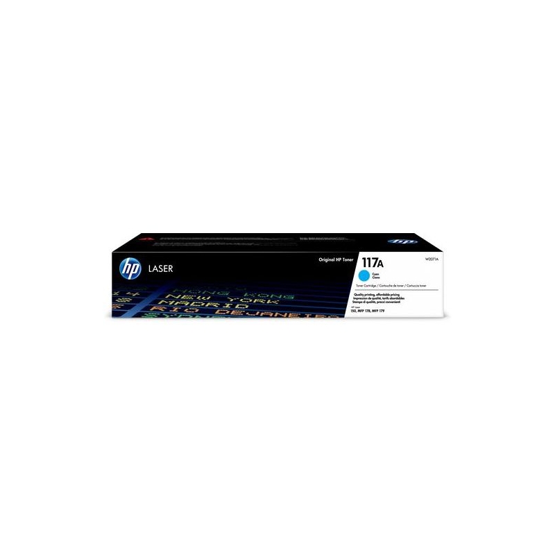 TONER HP W2071A 117A CYAN LJ150/MFP178/MFP179 (700 PAGES)
