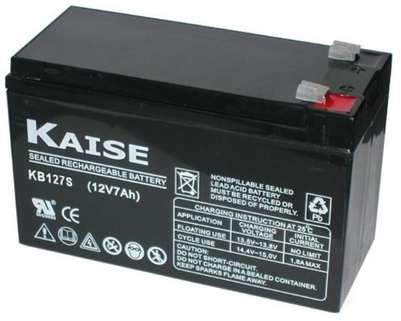 BATERIA KAISE STANDARD VRLA 12V 7AH F1